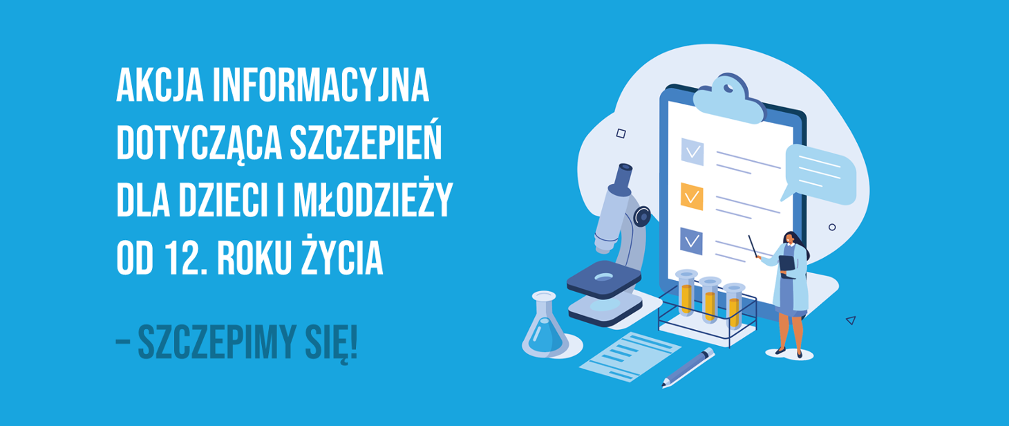 Szczepienia uczniów w wieku 12-18 lat – informacje dla szkół, placówek i rodziców