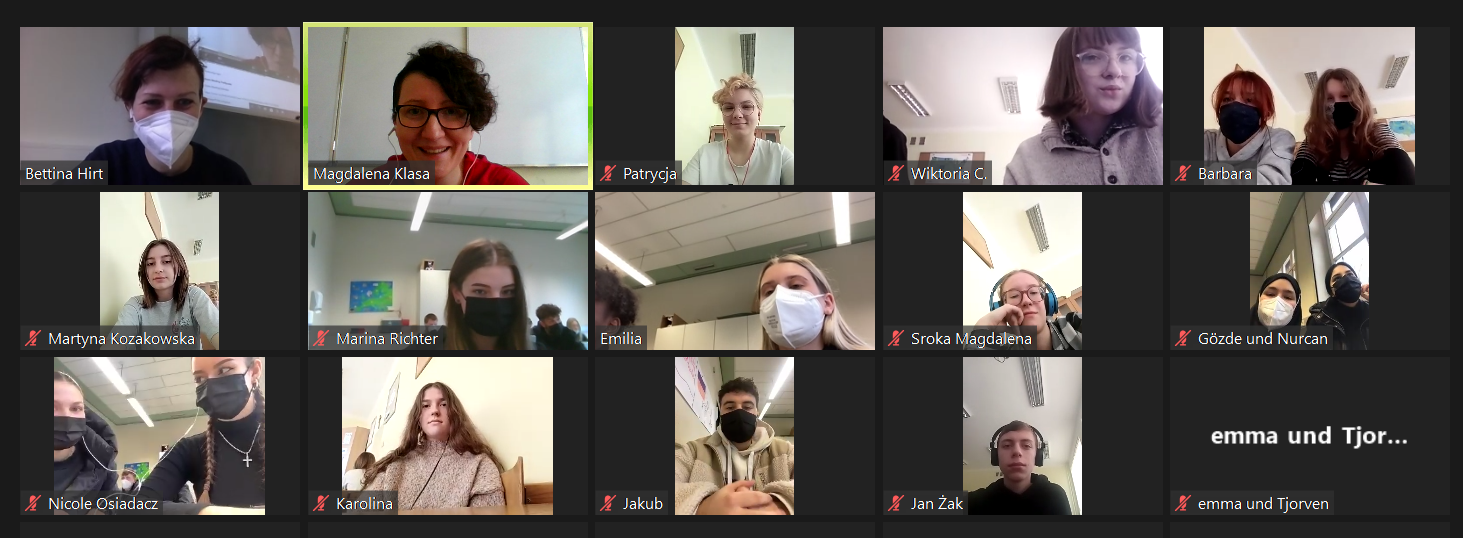 Współpraca międzynarodowa ze szkołą Friedrich-List-Schule w niemieckim Kassel, pod hasłem Kraków meets Kassel.