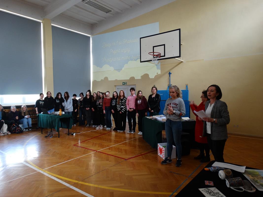 Spotkanie młodzieży i nauczycieli