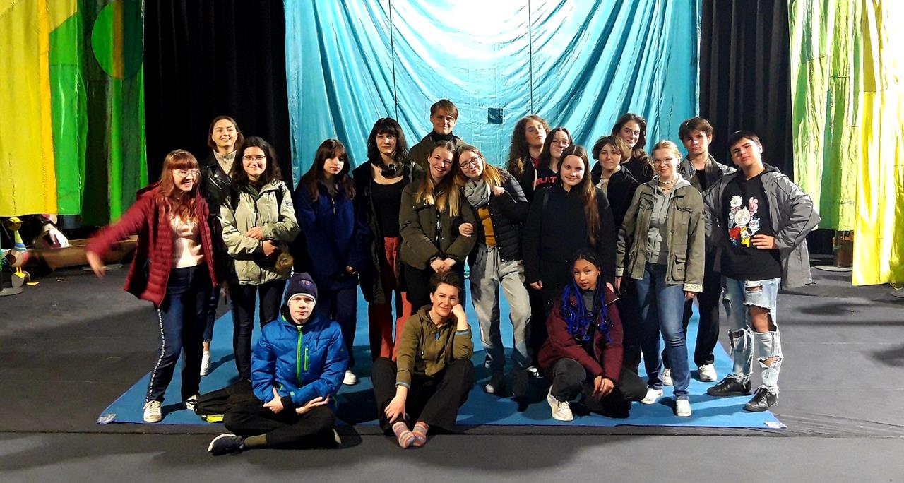 Warsztaty teatralne w teatrze Groteska